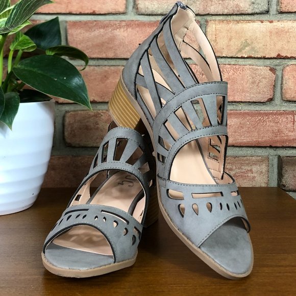 Journee Collection Shoes - New Journee Collection Dexy Laser Cut Sandal